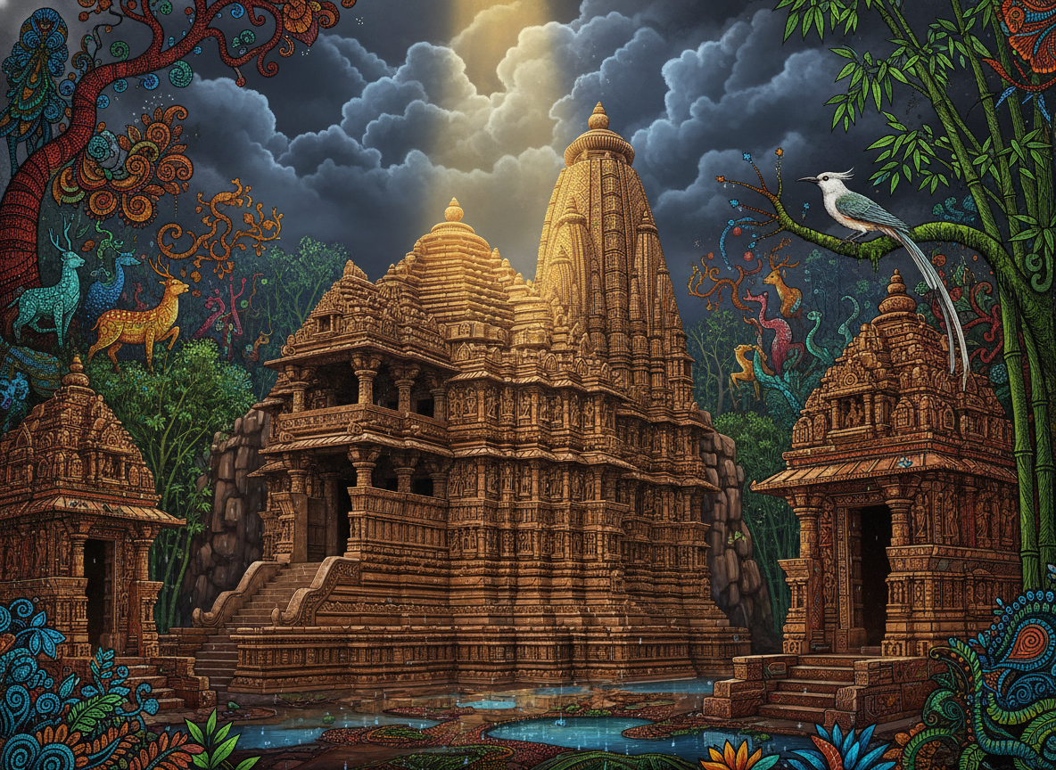 L. A. Narain, Khajuraho: Temples of Ecstasy. New Delhi: Lustre Press